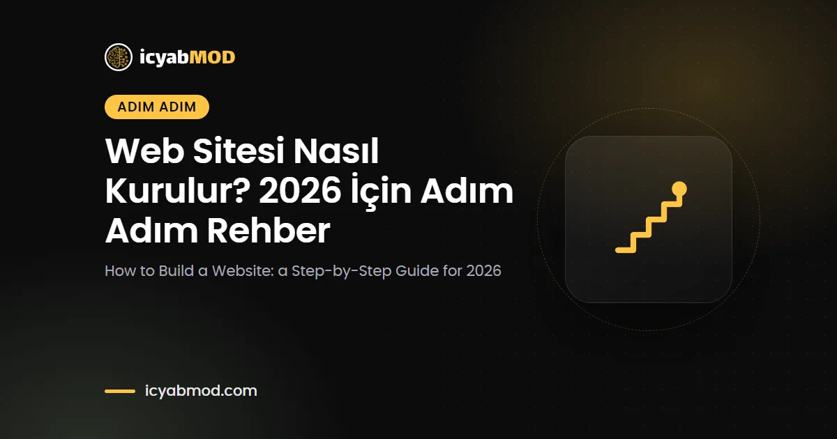 Web Sitesi Nasıl Kurulur? 2026 İçin Adım Adım Rehber