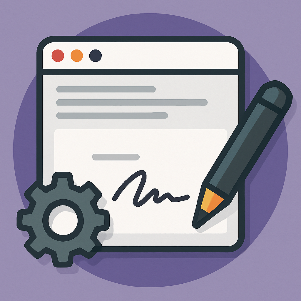 Dijital İmza Tasarımı Görsel